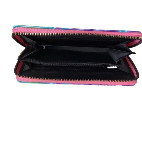 The Blush Crush Rainbow Tiedye Wallet, NWT - Picture 3 of 3
